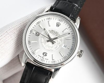 Rolex Datejust 8215 Movement 40mm 316L Steel Waterproof 100m White Face 48H Watch